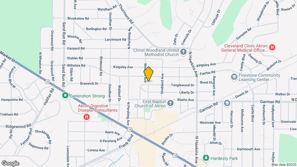 1803 Tanglewood Dr Map and Location Details