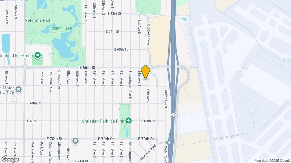 6638 17th Ave S Map and Location Details