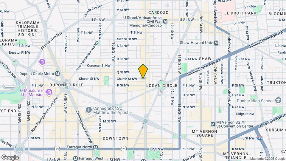1510-1512 14th St NW Map and Location Details