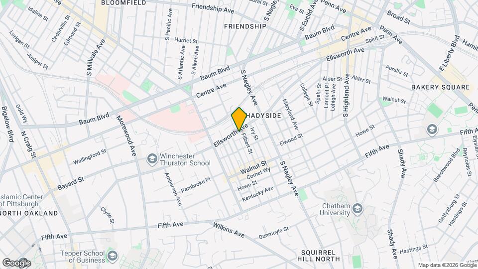 5518 Ellsworth Ave Mapa y Detalles de la Ubicación