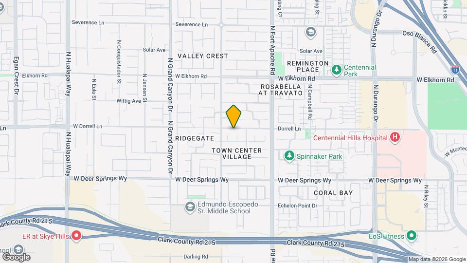 9321 Dorrell Ln Map and Location Details