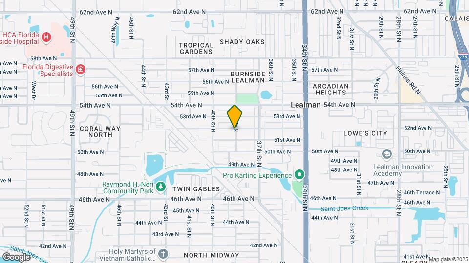 3900 52nd Ave N Mapa y Detalles de la Ubicación