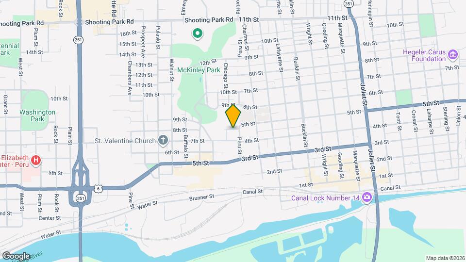 14 8th St Map and Location Details