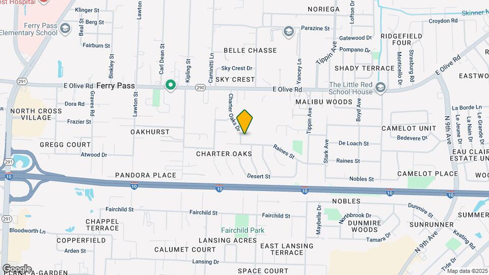 7710 Charter Oaks Dr Map and Location Details