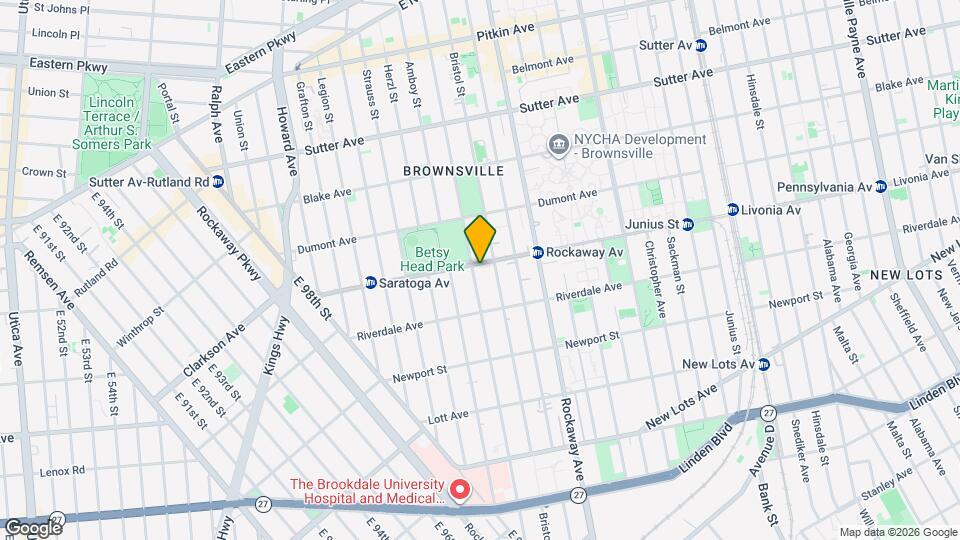 Marcus Garvey Extension Phase II Map and Location Details