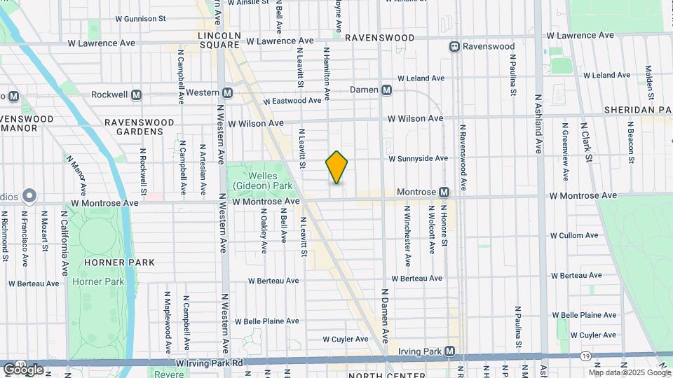4415 N Hamilton Ave, Unit #1E Map and Location Details