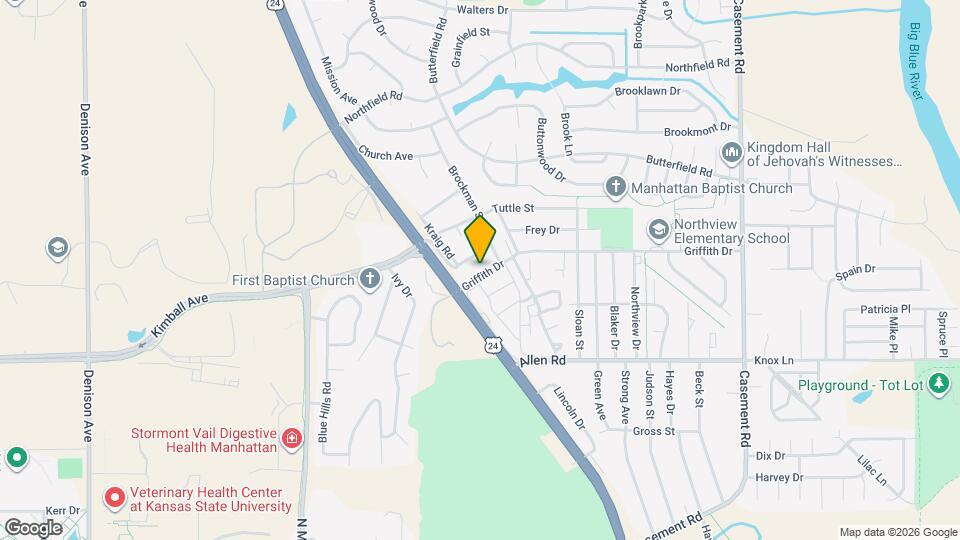 812 Griffith Dr Apartments and Nearby Manhattan Apartments For Rent