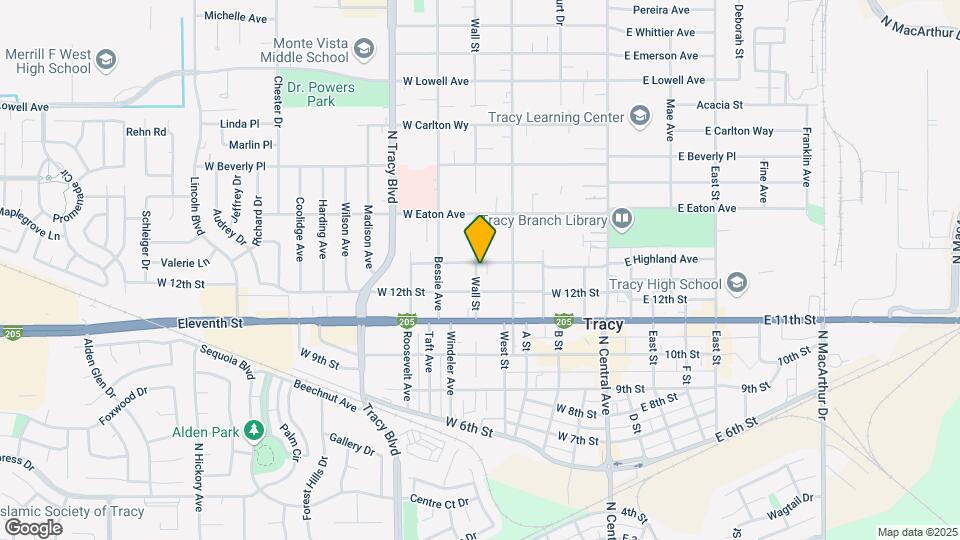360 W Highland Ave Map and Location Details