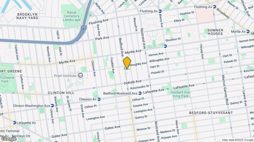 923 Bedford Ave Map and Location Details