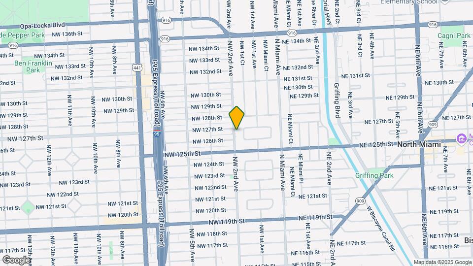 12675 NW 2nd Ave-Unit -A Map and Location Details