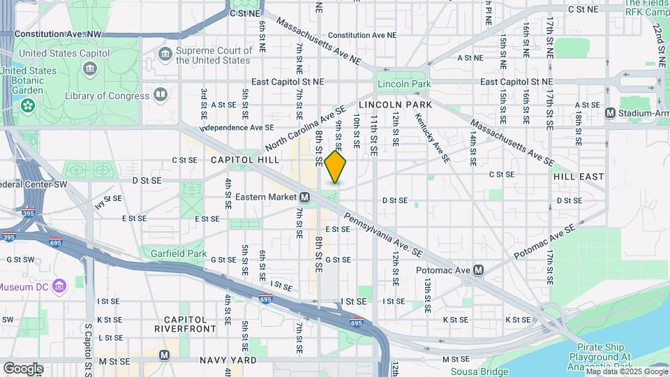 830 D St SE, Unit SUITE B Map and Location Details