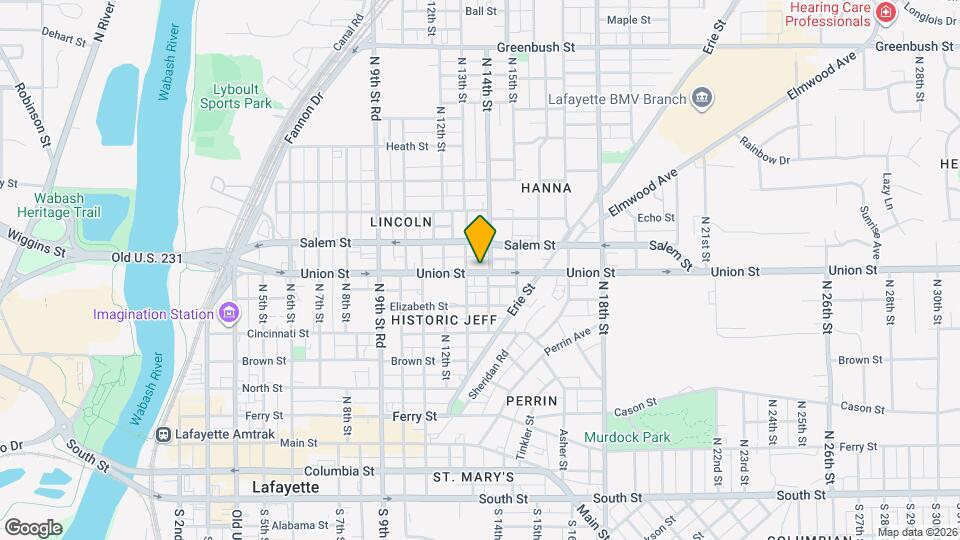 1318 Union St Map and Location Details