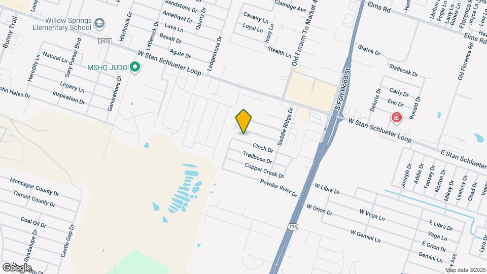 1409 Cinch Dr Map and Location Details