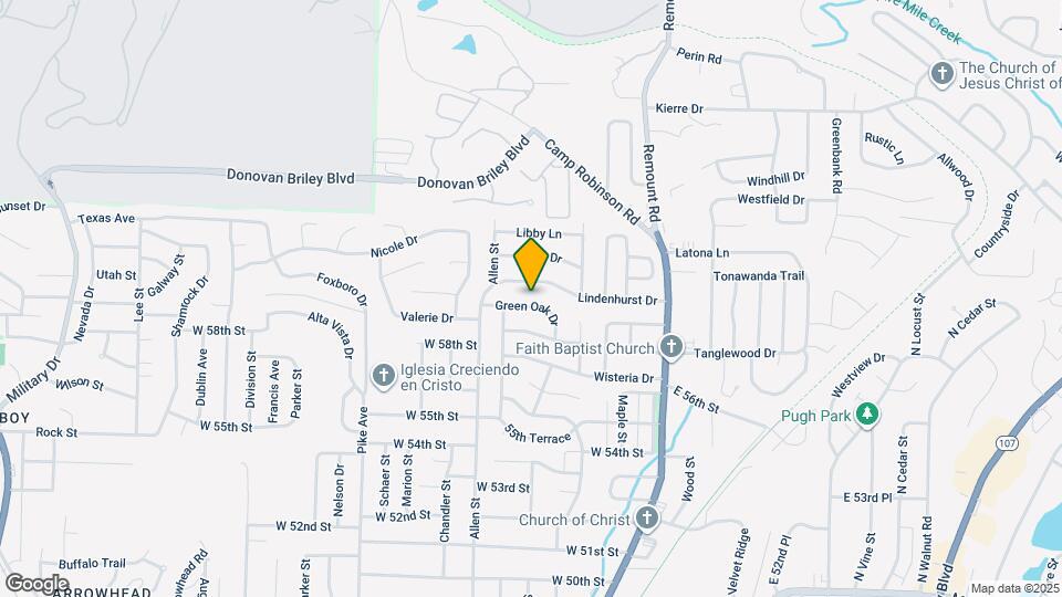 516 Green Oak Dr Map and Location Details