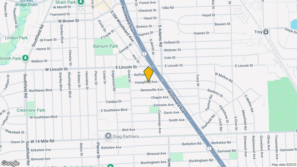 932 Humphrey Ave Map and Location Details