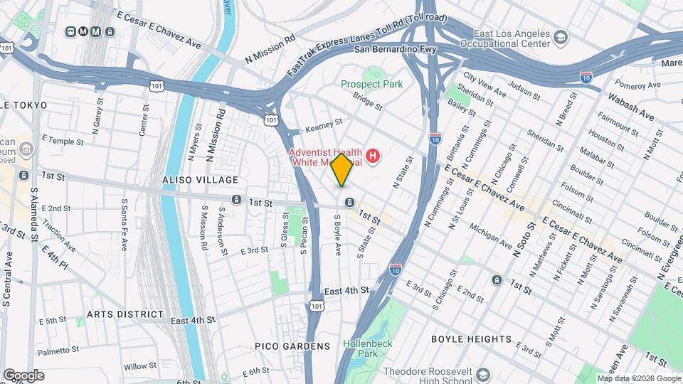 120 N Boyle Ave, Unit 3 Mapa y Detalles de la Ubicación