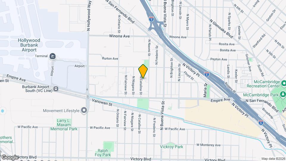 2304 N Catalina St Mapa y Detalles de la Ubicación