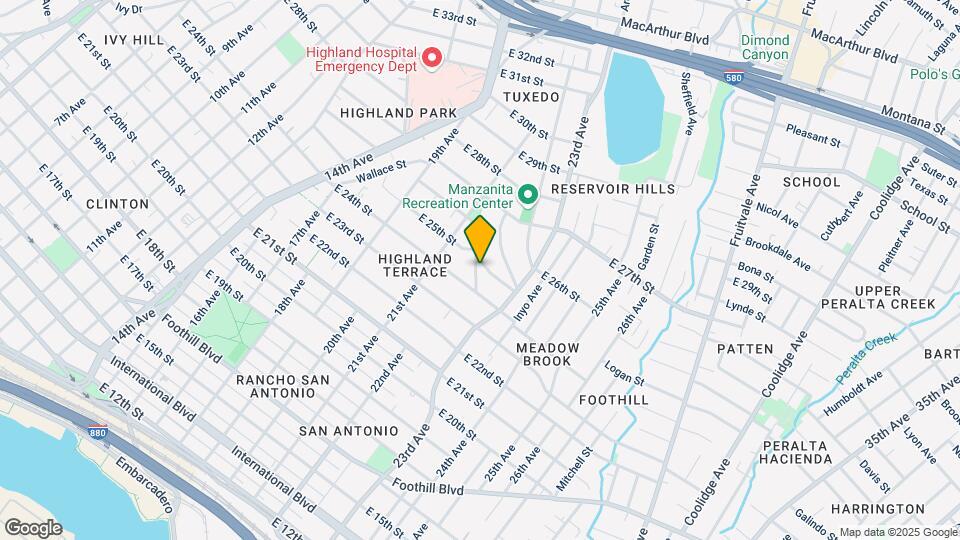 2215 E 25th St Mapa y Detalles de la Ubicación