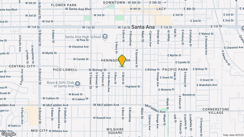 530 S Birch St Map and Location Details