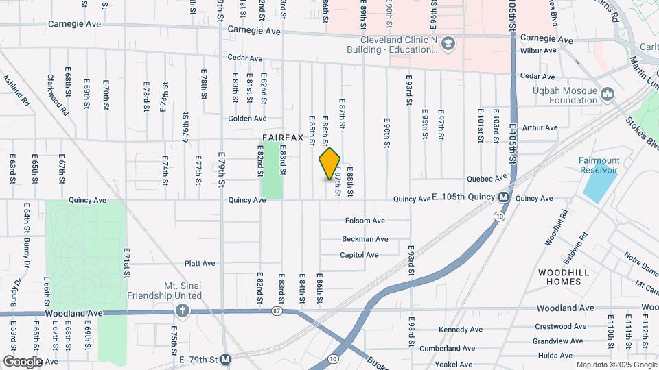 2355 E 86th St Map and Location Details