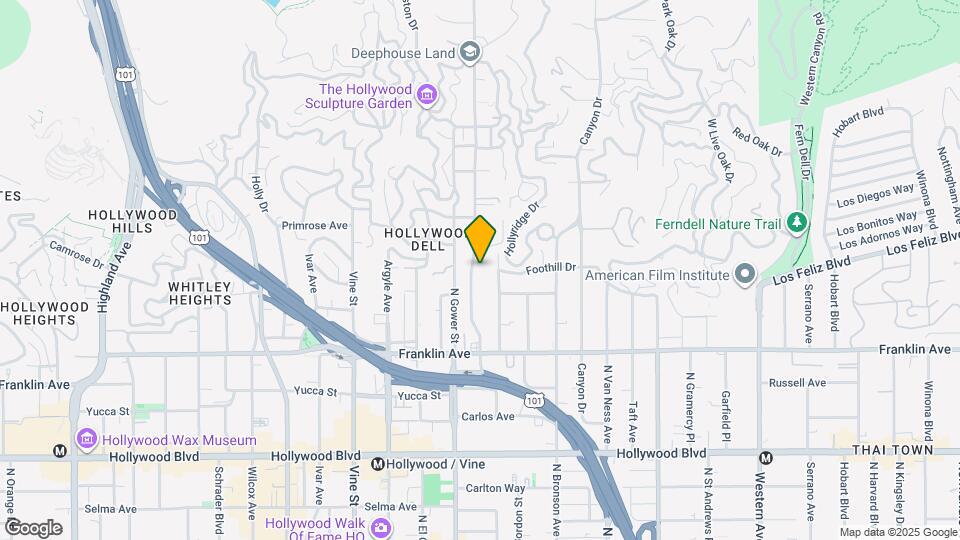 2028 Beachwood Dr Mapa y Detalles de la Ubicación