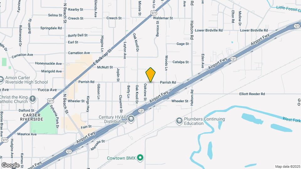 4814 Parrish Rd Map and Location Details