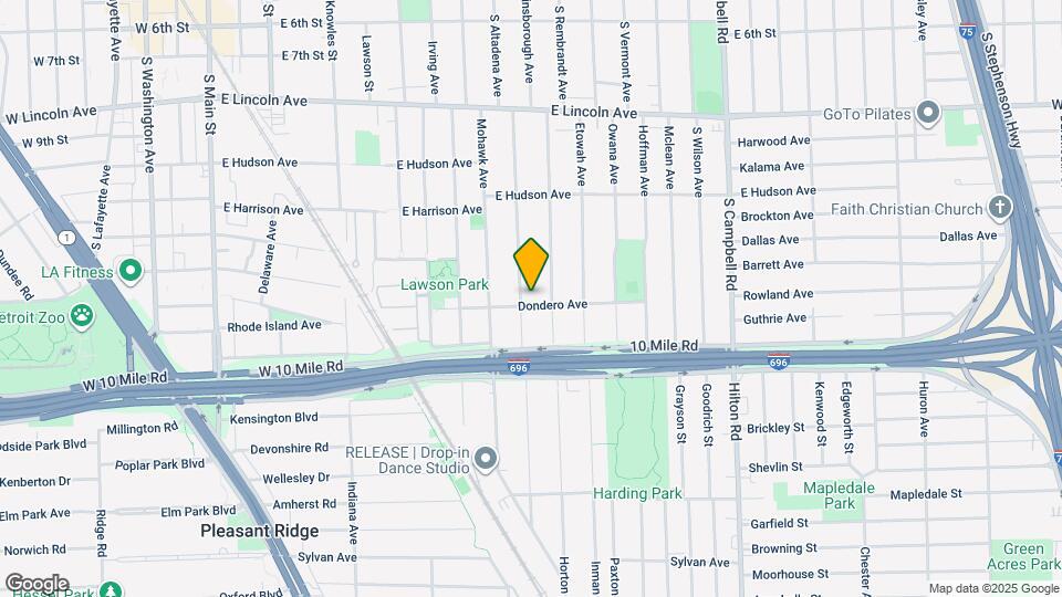 1413 Wyandotte Ave Mapa y Detalles de la Ubicación