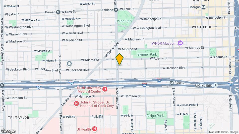 1550 W Jackson Blvd Map and Location Details