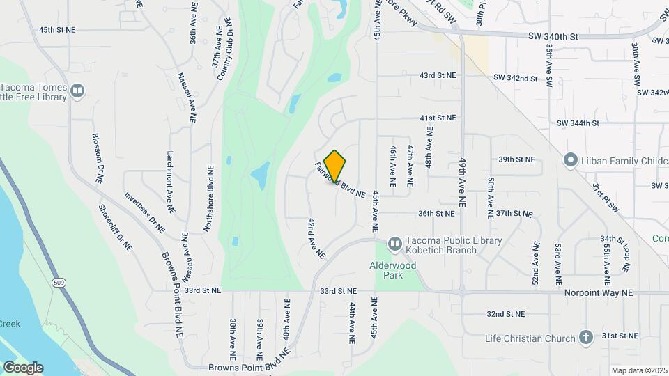 3708 43rd Ave Ct NE Map and Location Details