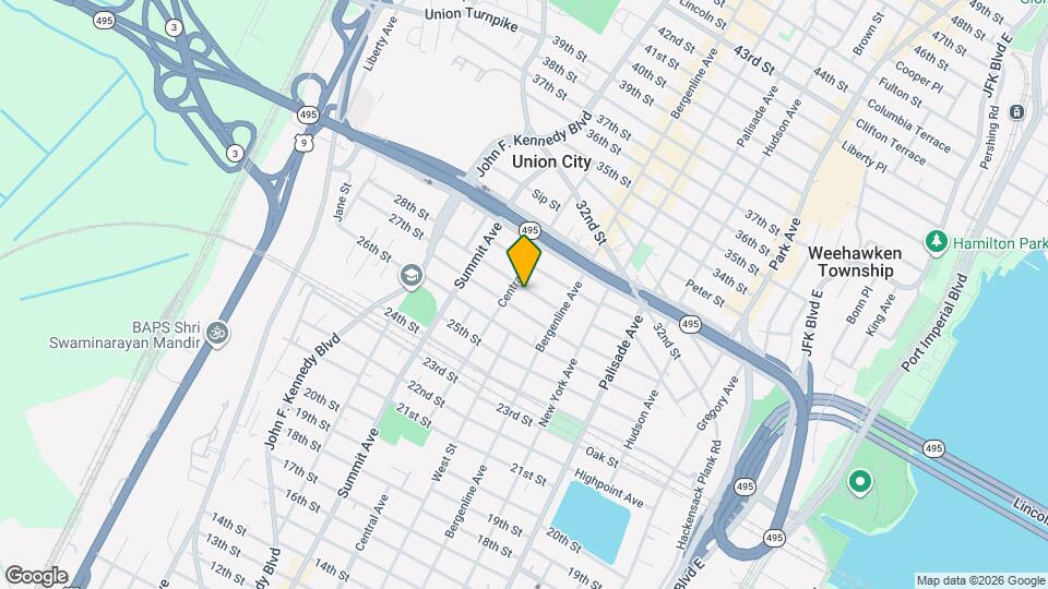 535 28th St Map and Location Details