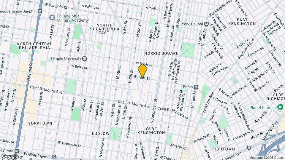 402 W Berks St-Unit -2 Map and Location Details