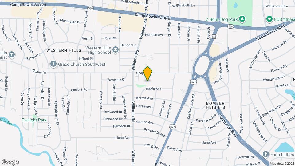 3833 Coates Cir Map and Location Details