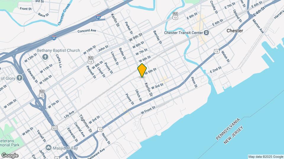 342 Kerlin St Mapa y Detalles de la Ubicación