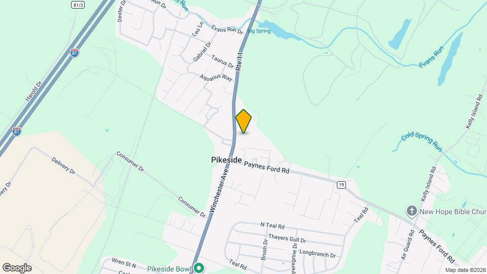 2843 Winchester Ave Map and Location Details