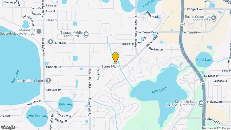 1193 Bunnell Rd Map and Location Details