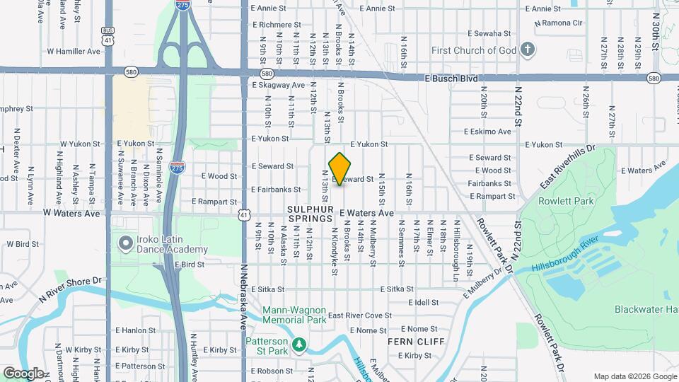 8416 N Brooks St Map and Location Details