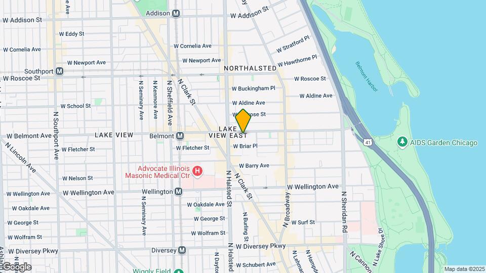 727 W Belmont Ave, Unit #409 Map and Location Details