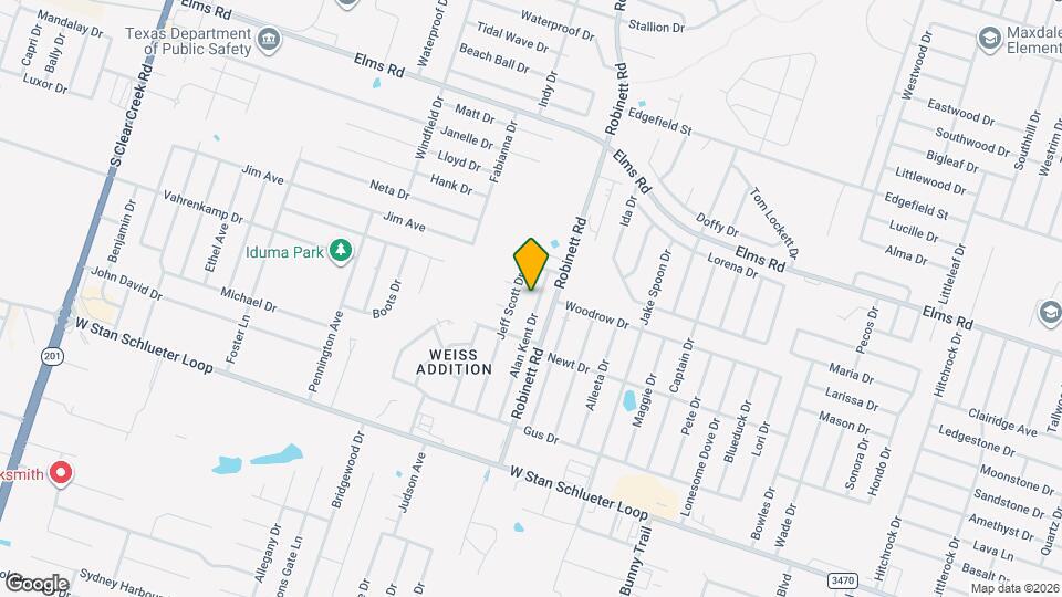 4109 Alan Kent Dr Map and Location Details