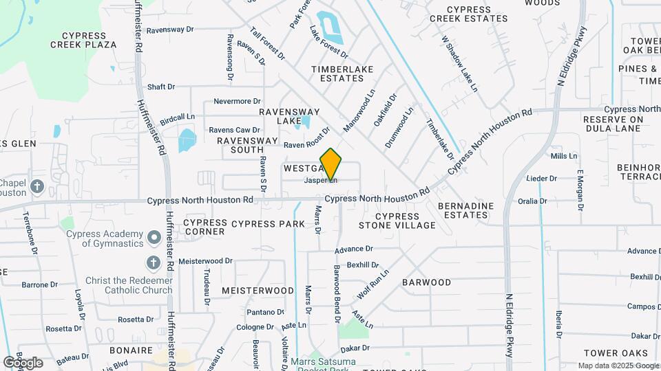 13103 Jasper Ln Map and Location Details
