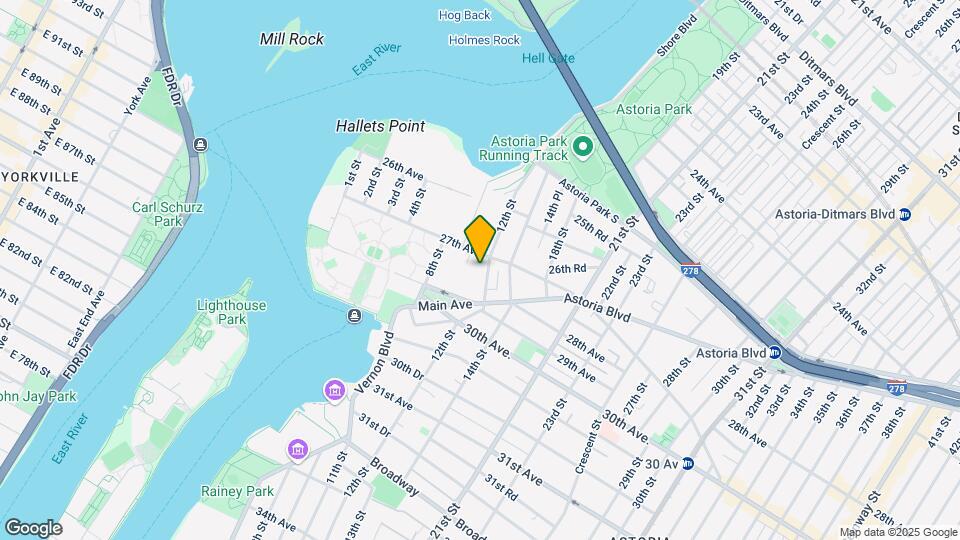 27-16 12th St Mapa y Detalles de la Ubicación