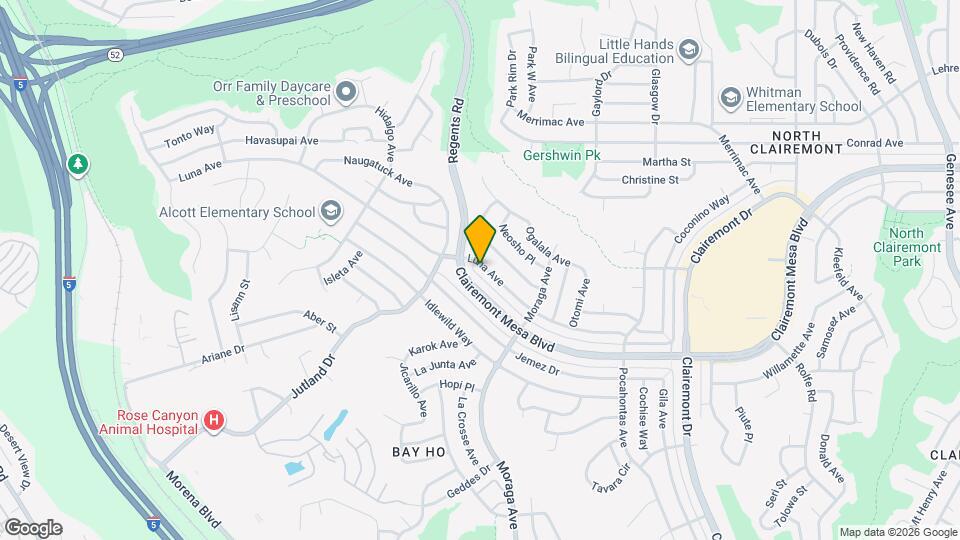 3257-59 Luna Ave Map and Location Details