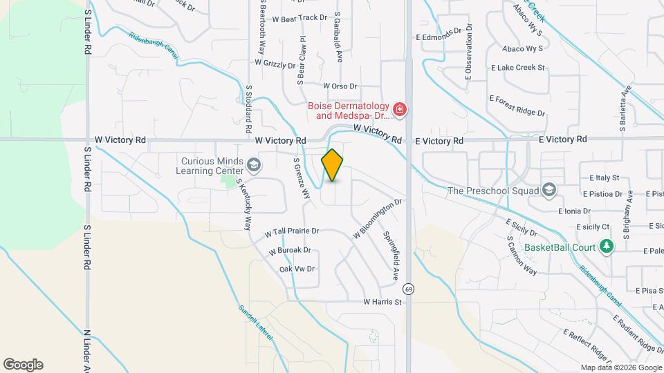 3415 S Garibaldi Pl Map and Location Details