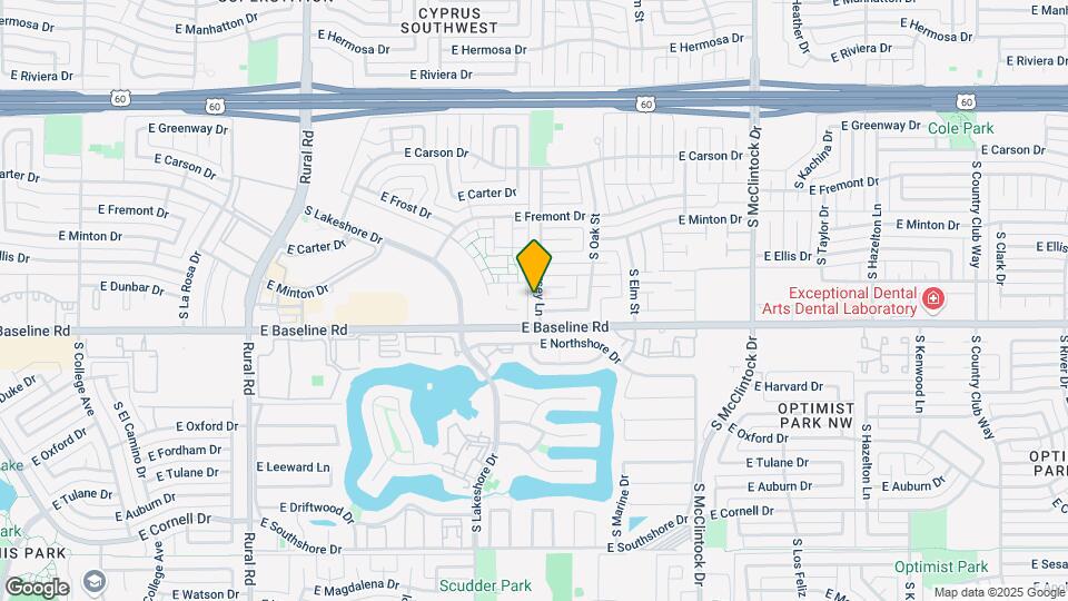 5114 S Dorsey Ln Map and Location Details