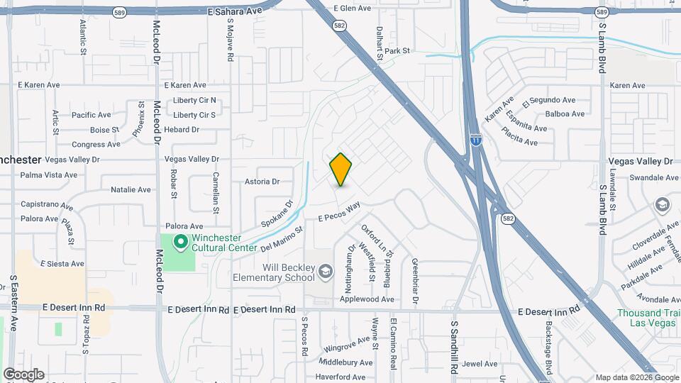 438 Las Casitas Way Map and Location Details