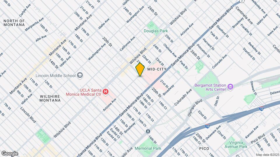 1310 20th St Map and Location Details