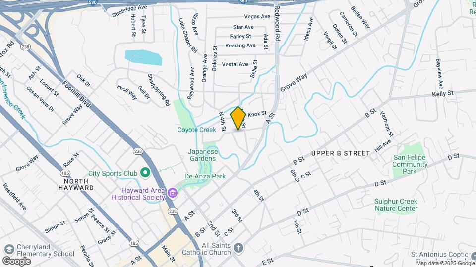 1663 Crescent Ave Mapa y Detalles de la Ubicación