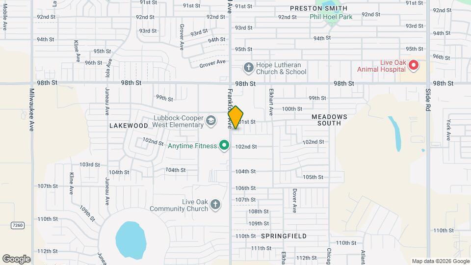 10108 Evanston Ave Map and Location Details