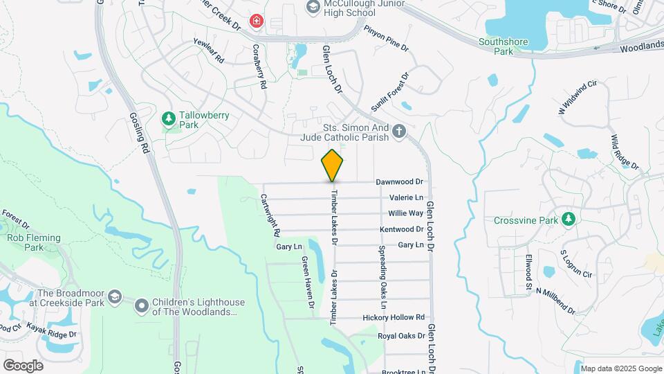 3503 Dawnwood Dr Map and Location Details