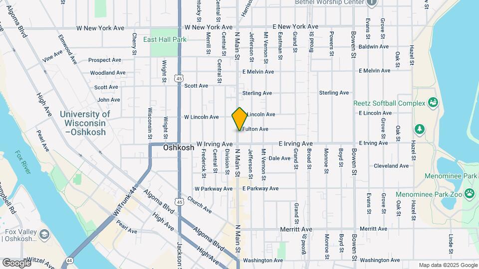 714 N Main St Map and Location Details