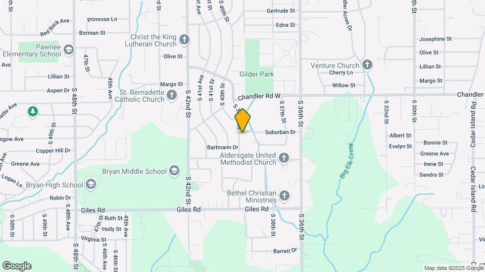 7705 S 39th Ave Map and Location Details